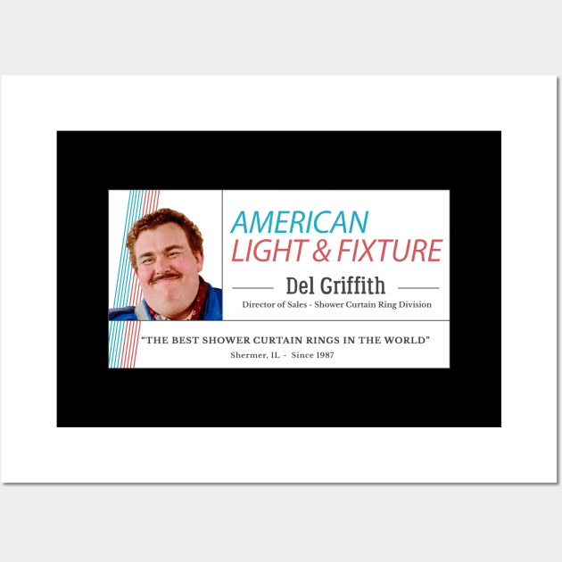 American Light & Fixture - Del Griffith - Shower Curtain Ring Division Wall Art by BodinStreet